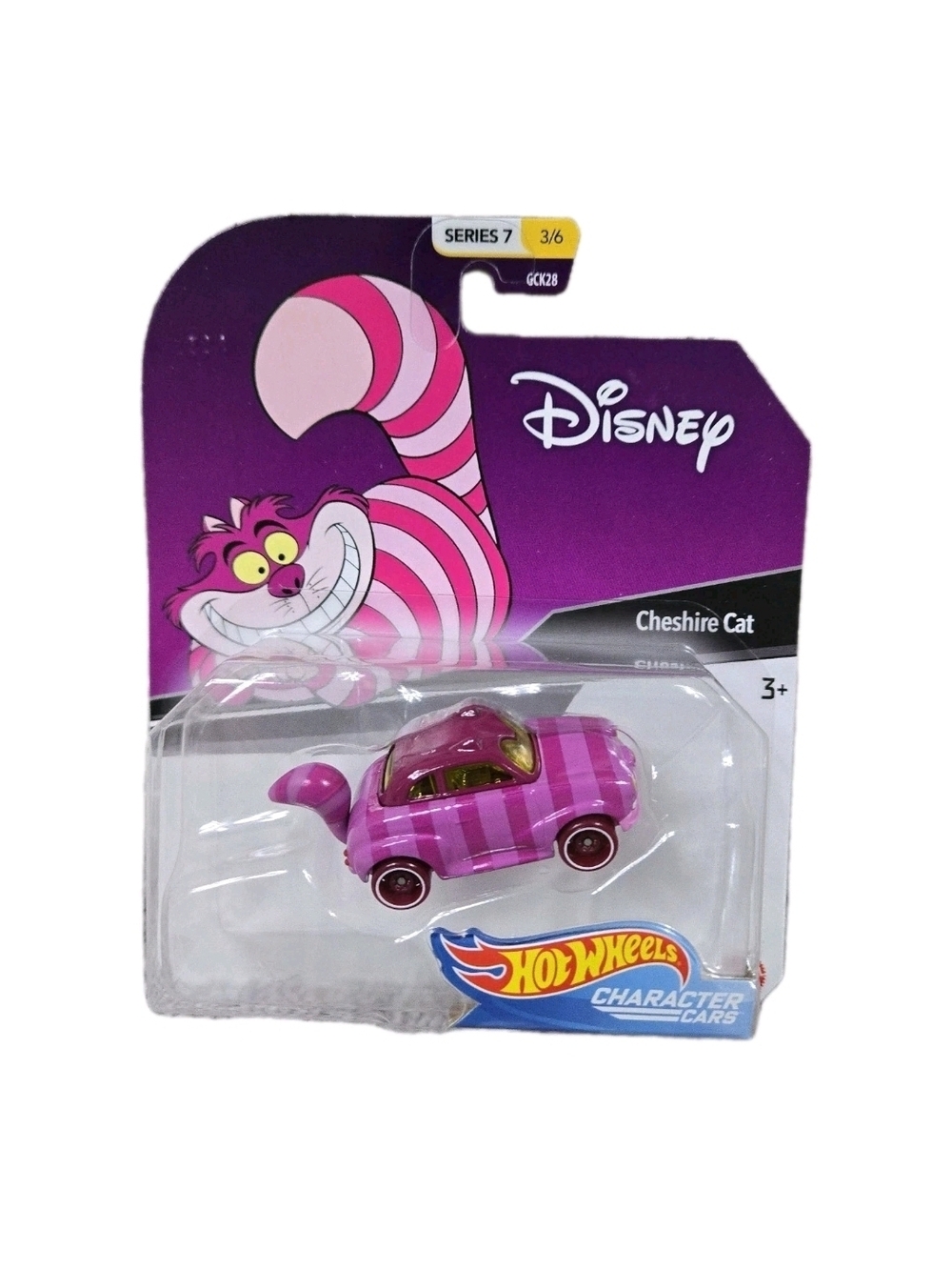 Hot Wheels Disney Character Cars Series 7 Cheshire Cat Alice In Wonderland 2018